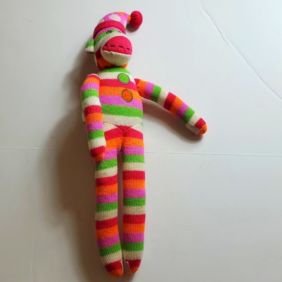 SCM Designs sock monkey stuffed animal - Picture 1 of 7